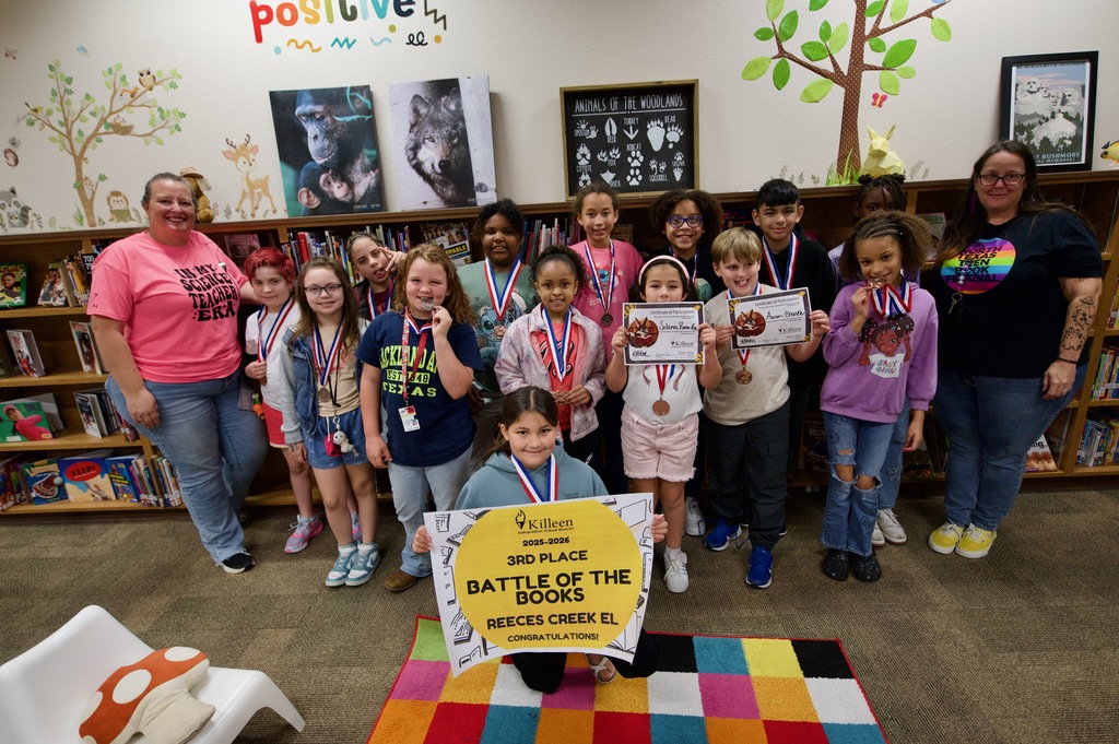 Battle of the Books third place Reeces Creeek