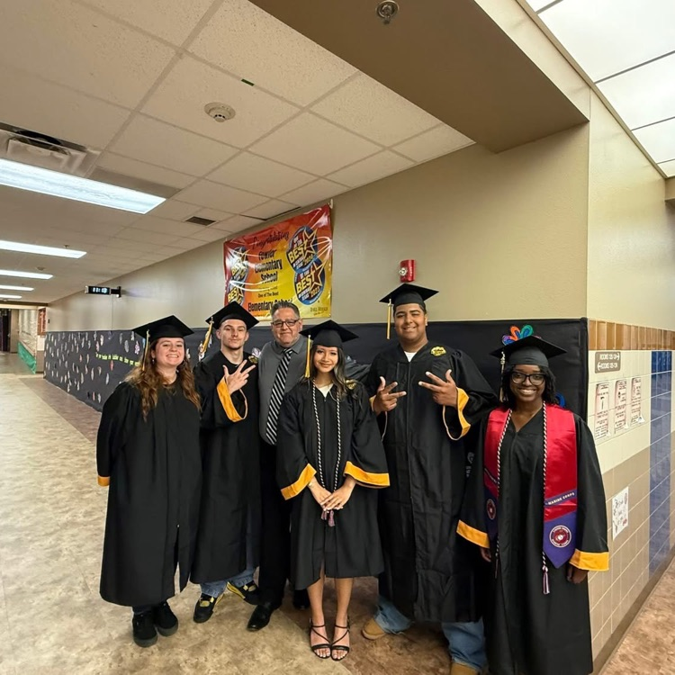 student in cap and gown