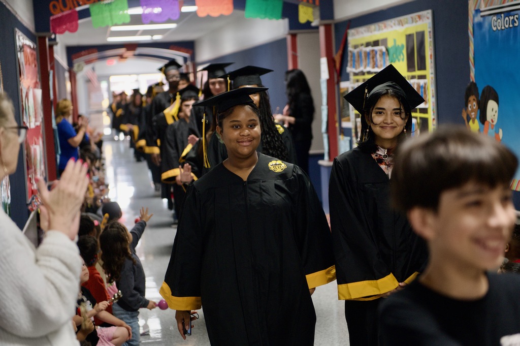 Early College HS senior walk 2026