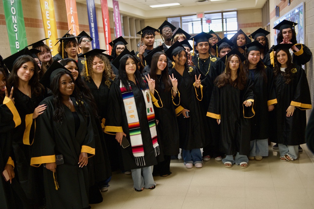Early College HS senior walk 2026