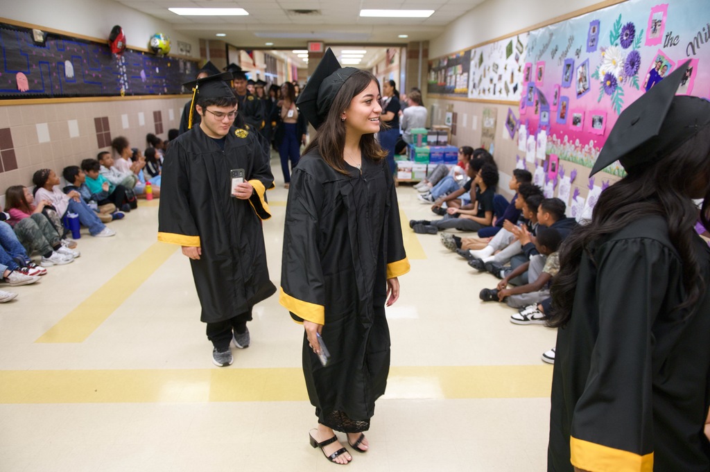 Early College HS senior walk 2026