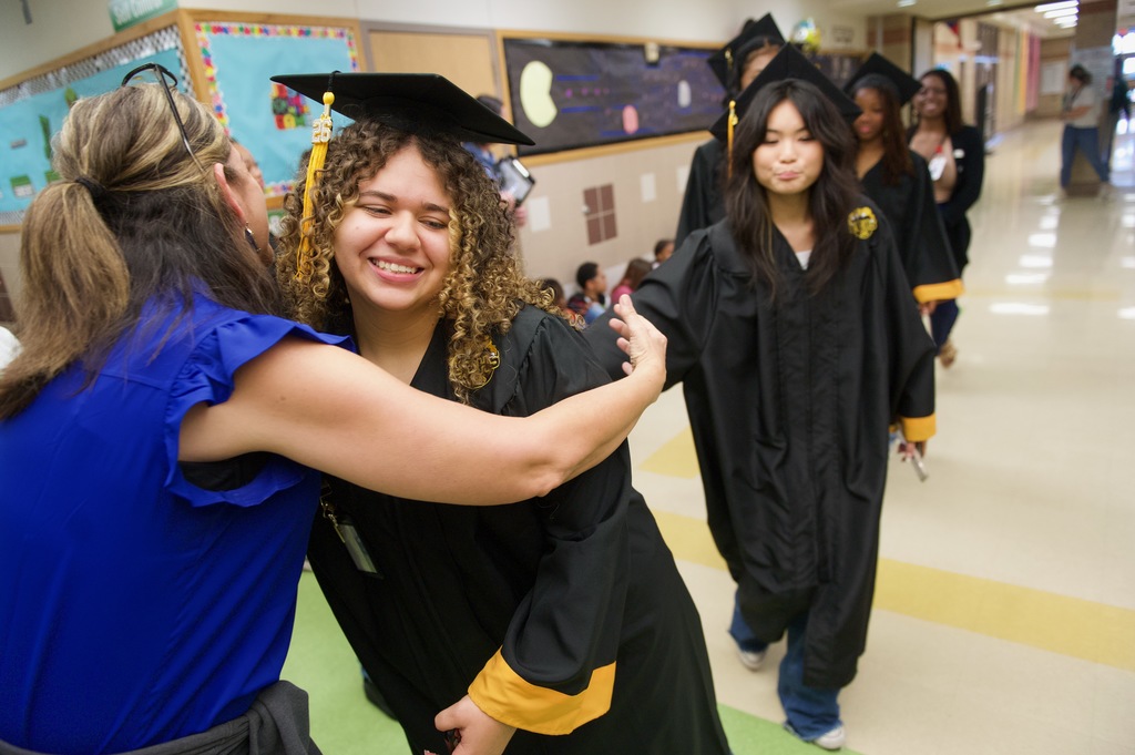 Early College HS senior walk 2026