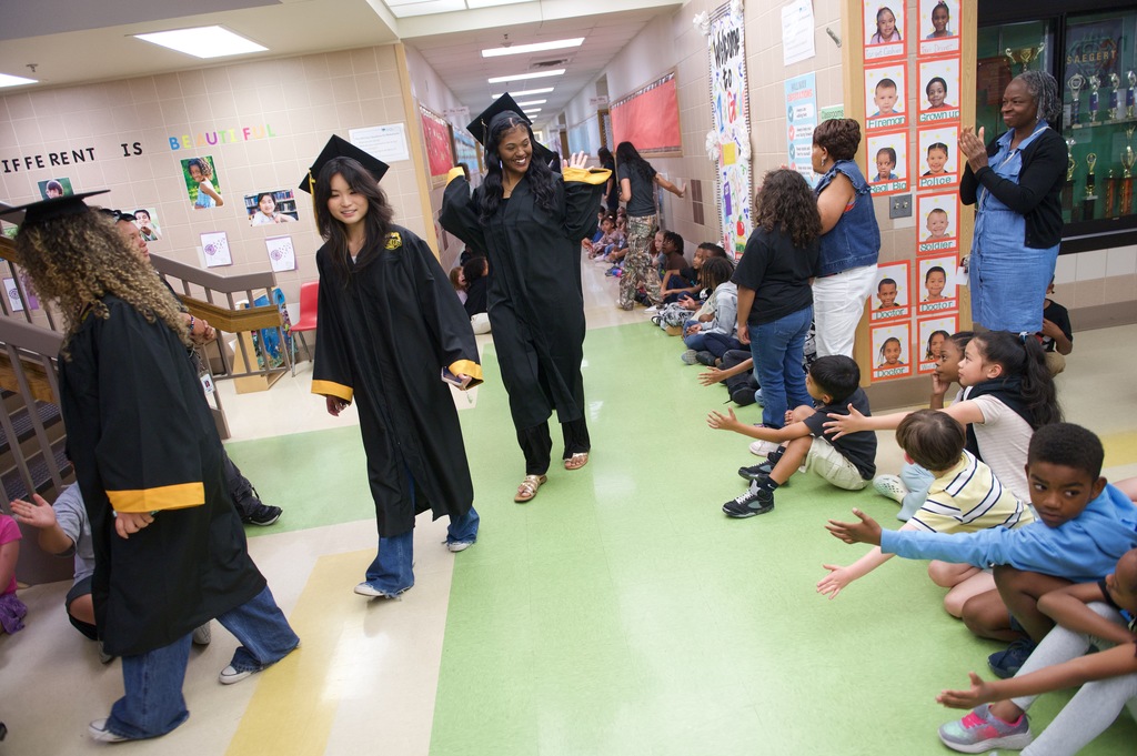Early College HS senior walk 2026