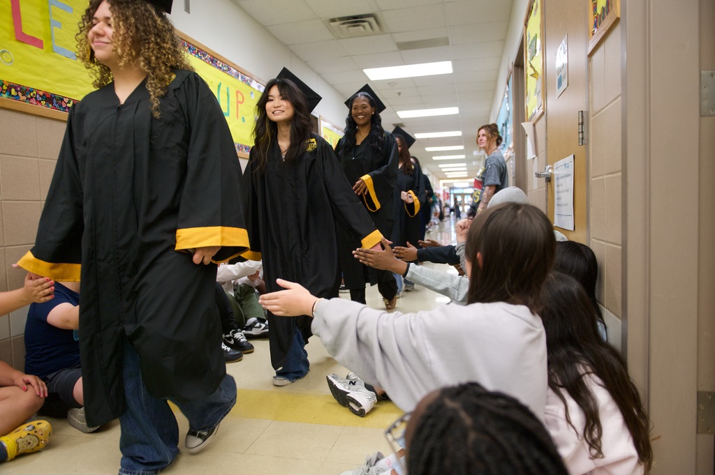 Early College HS senior walk 2026