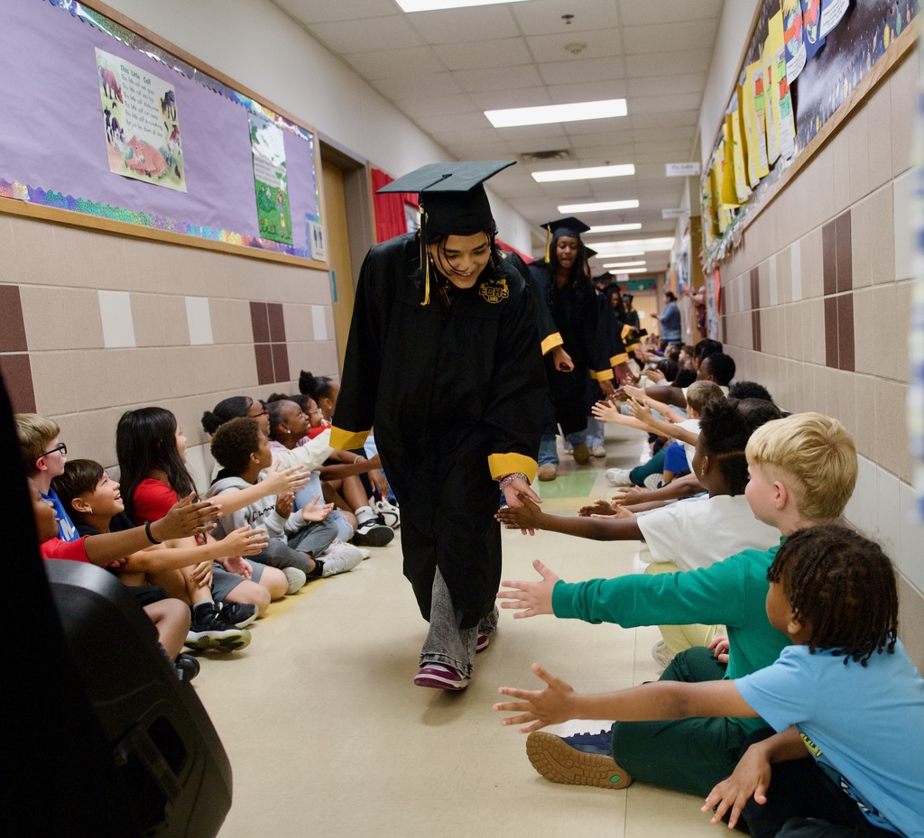Early College HS senior walk 2026