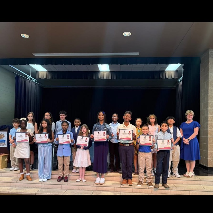 NEHS students and Mrs Sticca