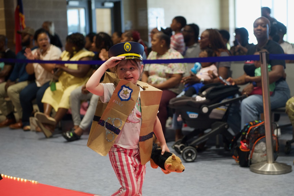 Pre-k career fashion show Maude Moore Wood ES