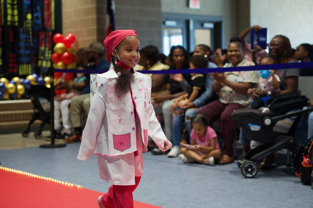 Pre-k career fashion show Maude Moore Wood ES