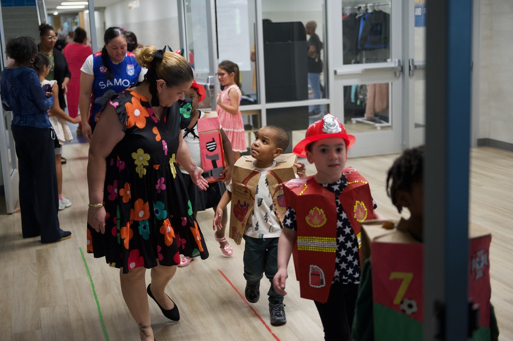 Pre-k career fashion show Maude Moore Wood ES
