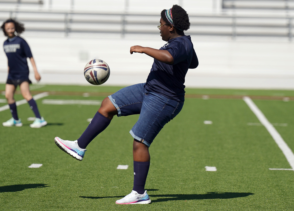 Kicking it upfield