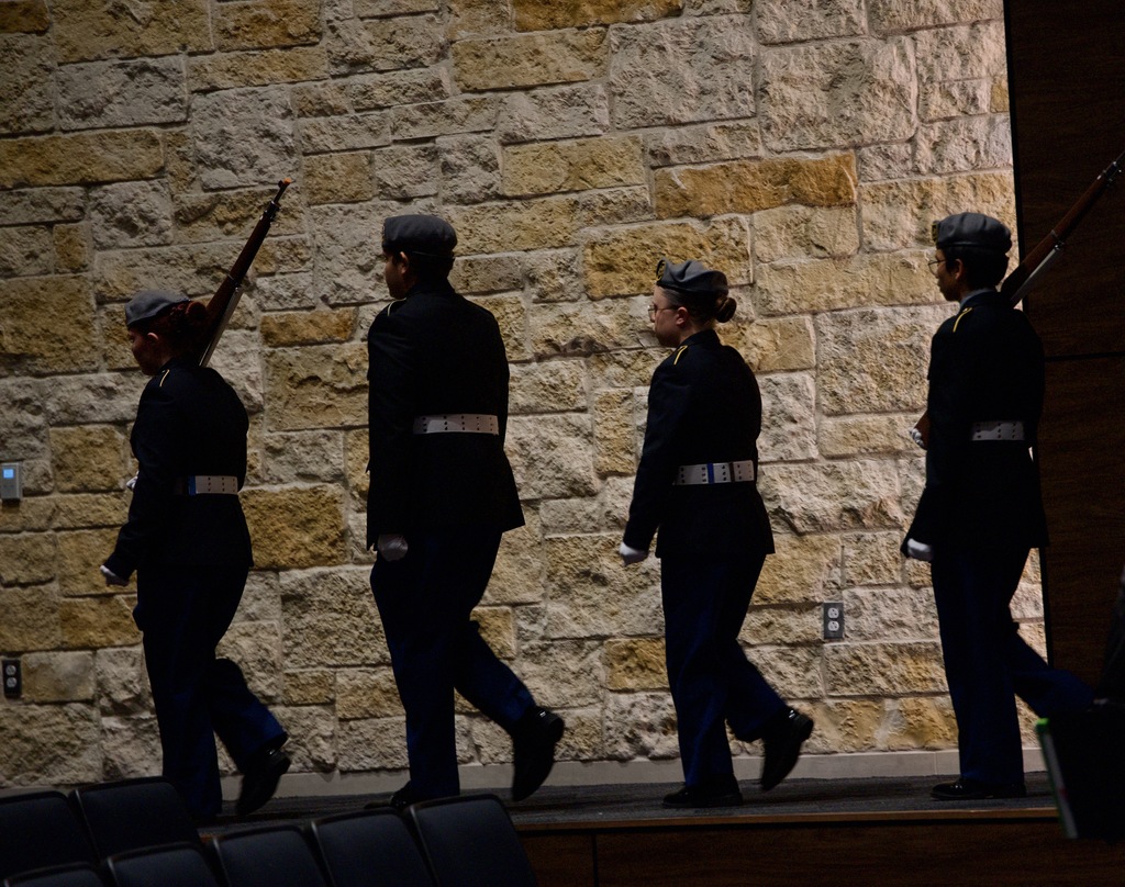 CHS JROTC flag retirement