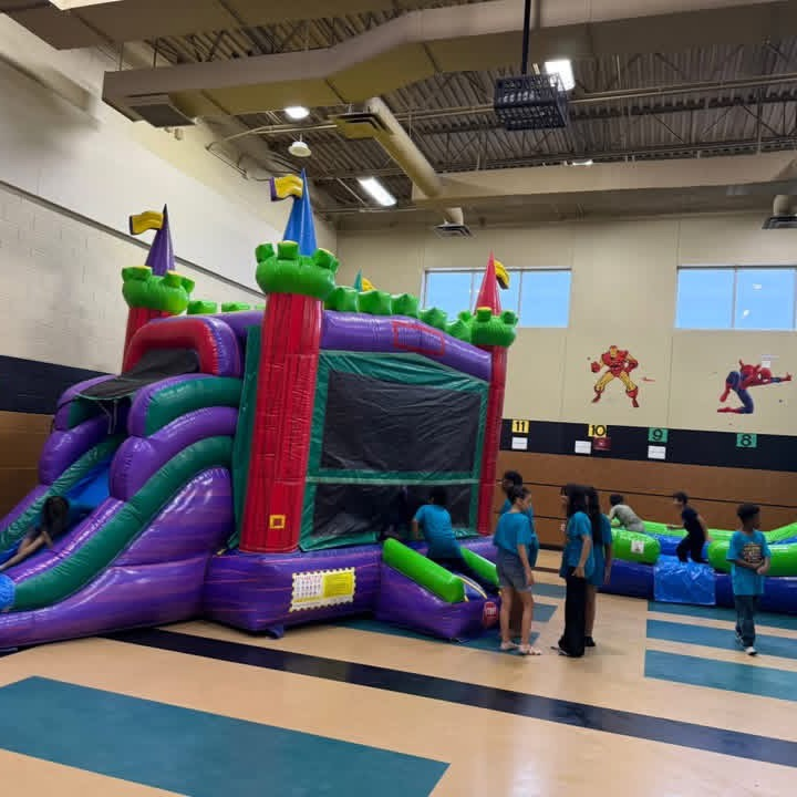 bounce houses
