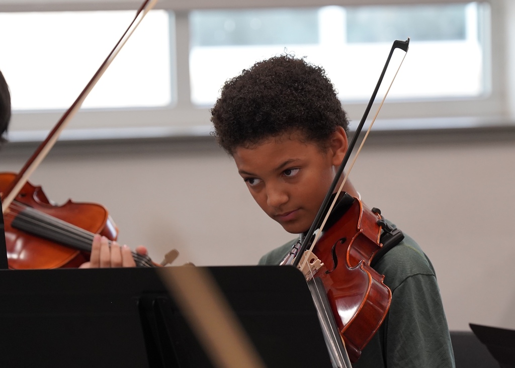 Students participate in orchestra camp