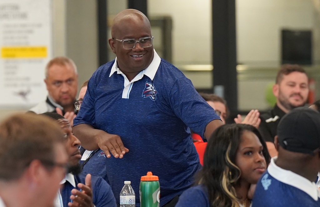 Chaparral coach at in-service