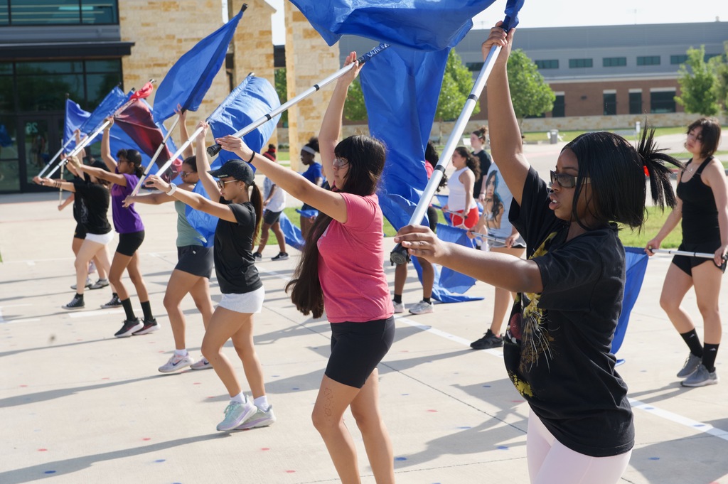 Chaparral HS color guard 2026