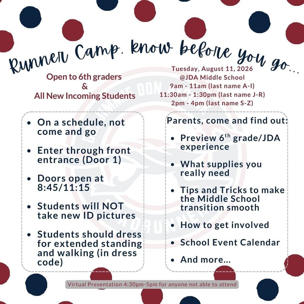 Runner Camp know before you go