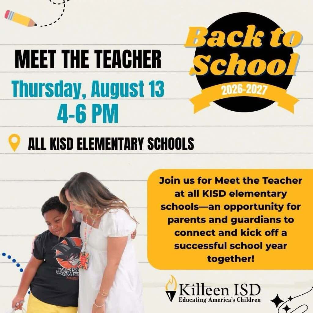meet the teacher flyer