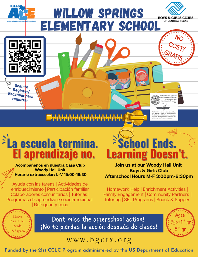 boys and girls club flyer