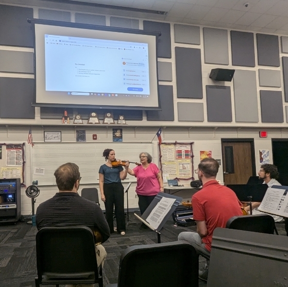 Violin demonstration 