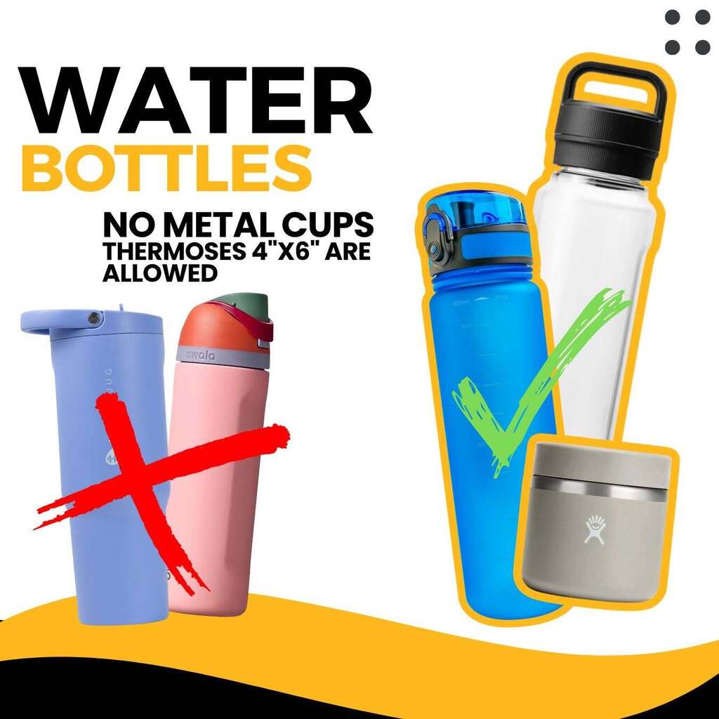 water bottles