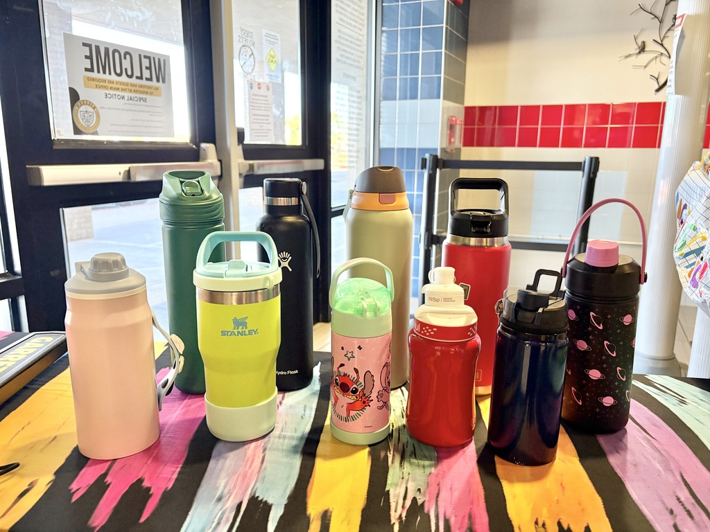 water bottles