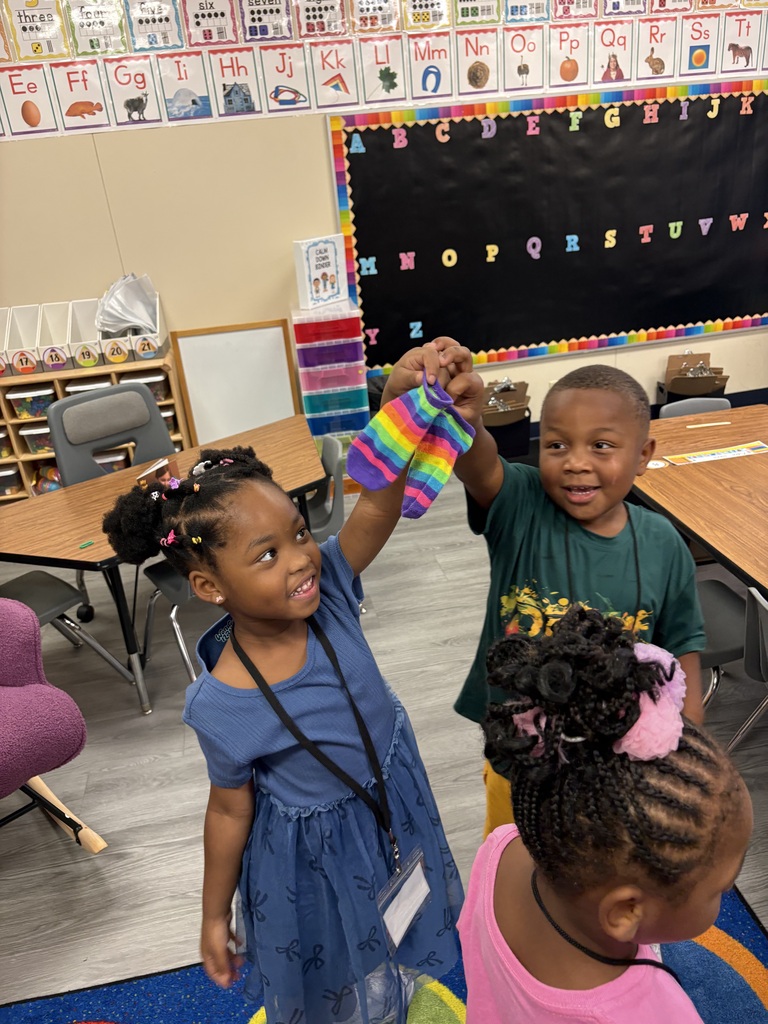 students with socks