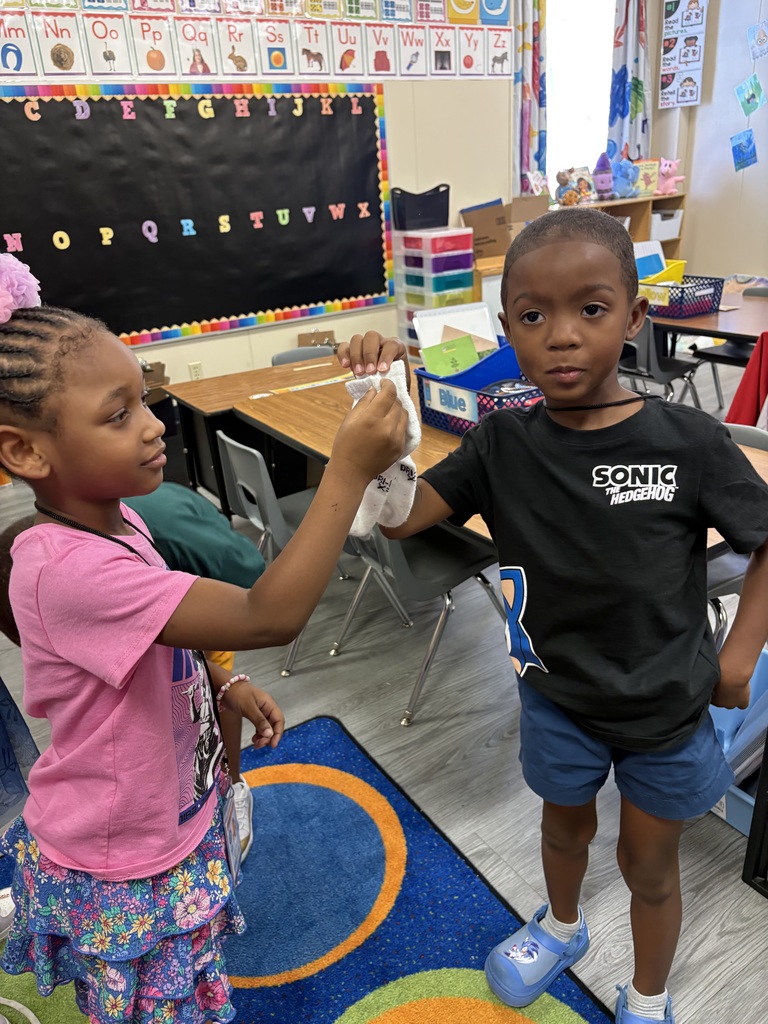 students with socks