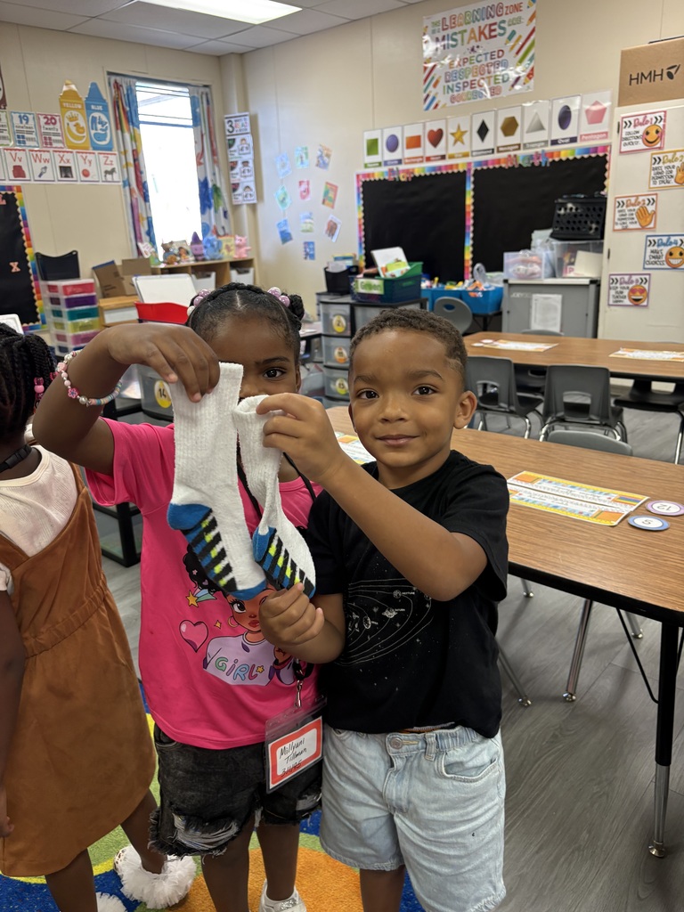 students with socks