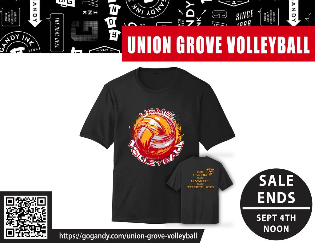 UGMS Volleyball Spirit Shirts