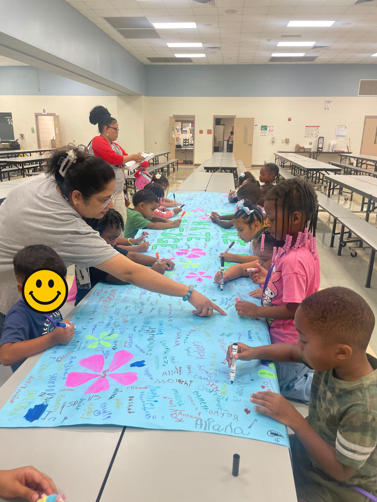 prek signing the no place for hate banner