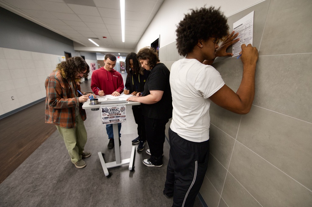 Voter registration effort at CHS 2026