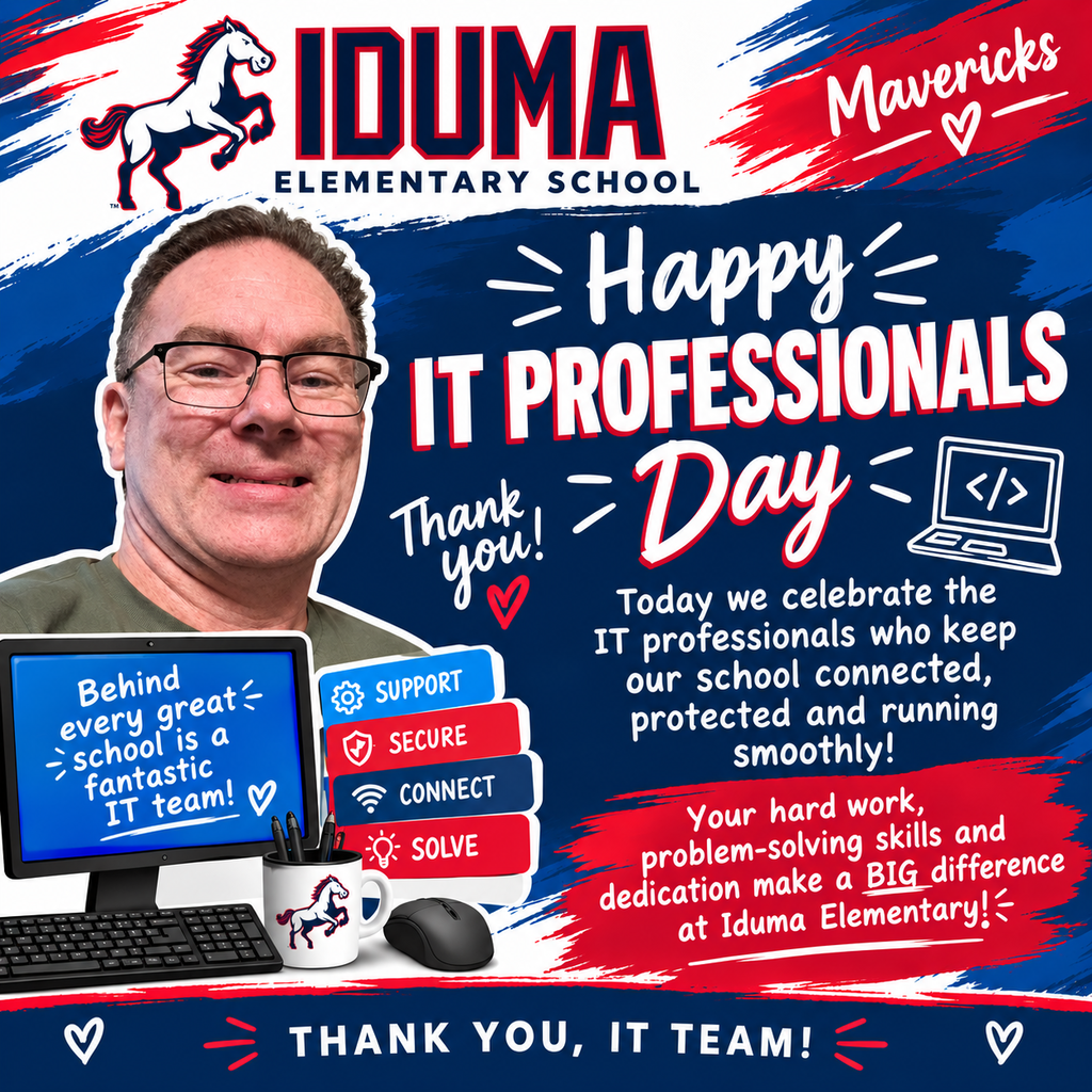 Happy IT Professionals Day, photo of Mr. Knox celebrating him