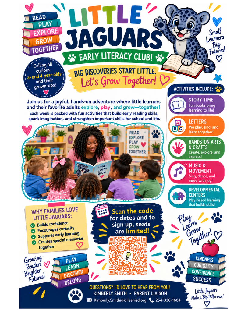 Early Literacy Club flyer