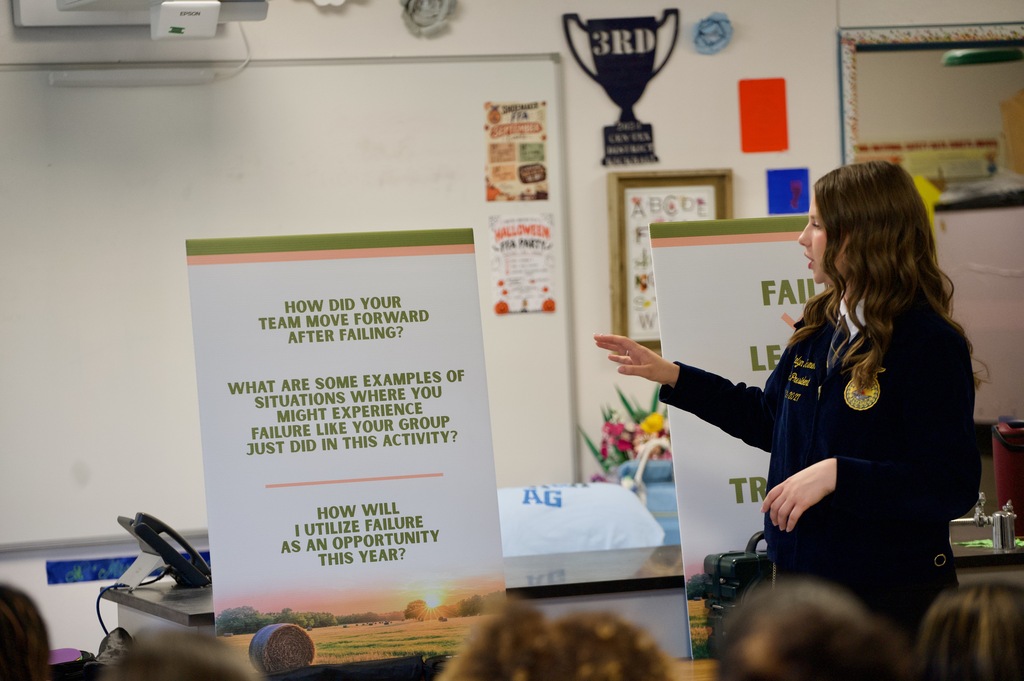 FFA leadership workshop at Shoemaker HS 2026