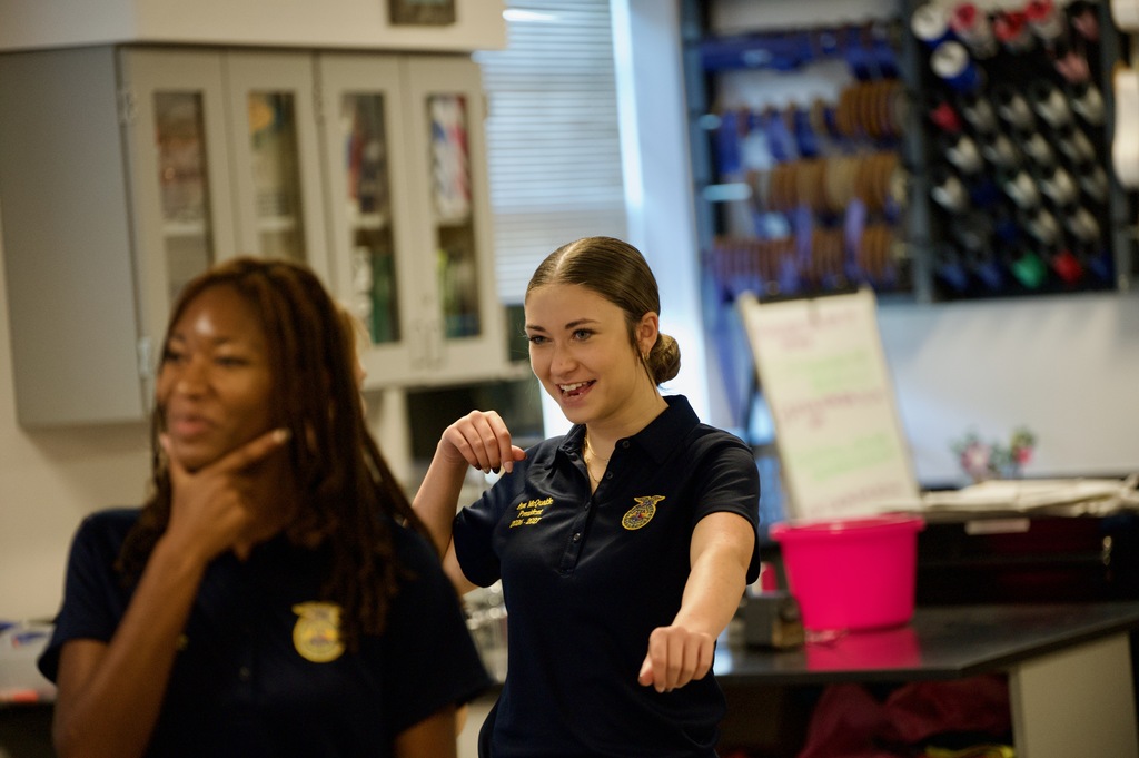 FFA leadership workshop at Shoemaker HS 2026