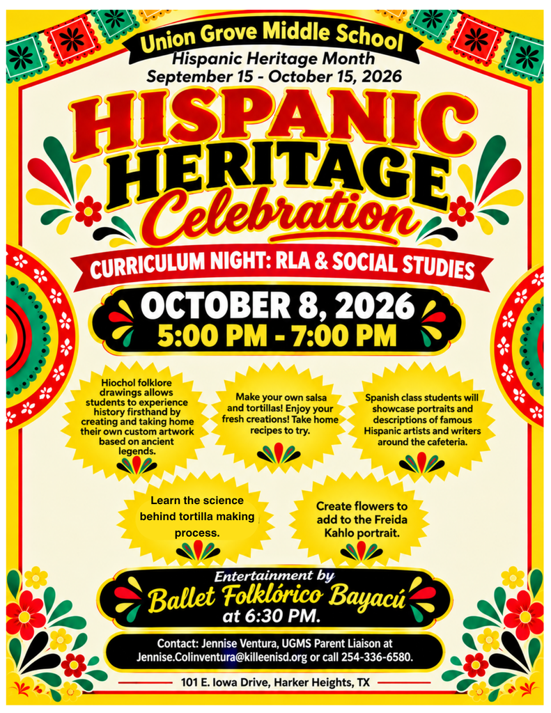 Hispanic Heritage Month and Curriculum Night 