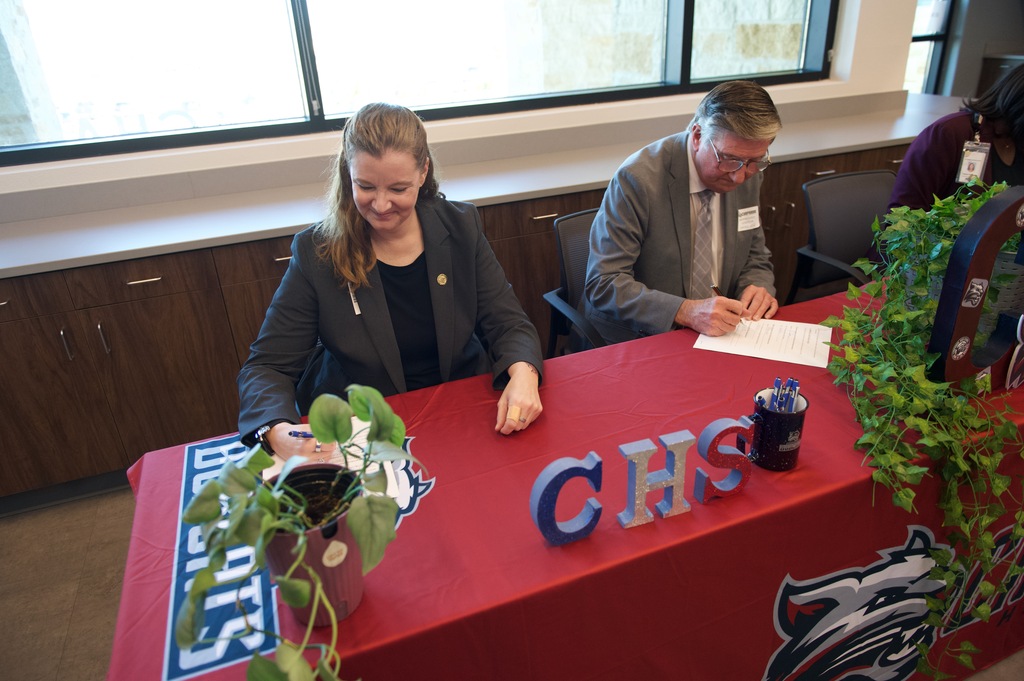 Jailer certification signing ceremony at CHS