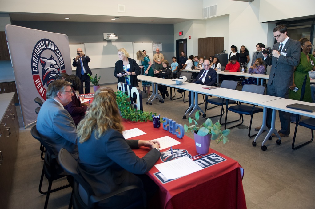 Jailer certification signing ceremony at CHS