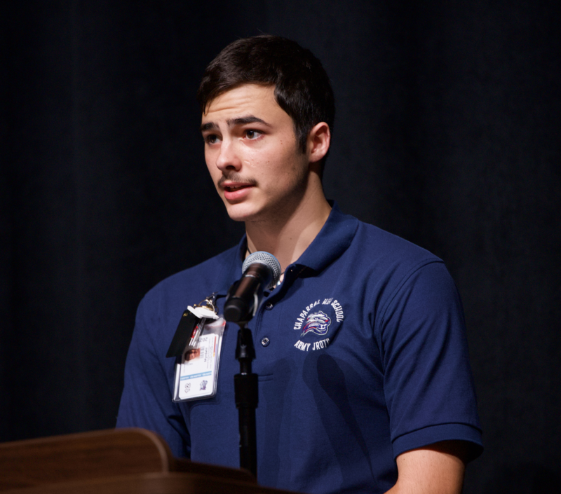 CHS JROTC battalion commander Derek Myrdahl