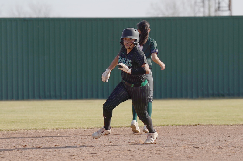 Ellison softball player