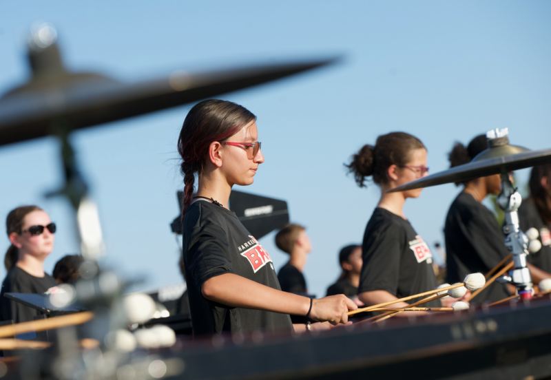 HHHS Red Brigade Band at Hood Stadium