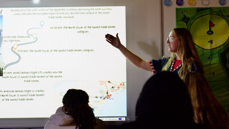 Union Grove eighth-graders learn 9/11 timeline