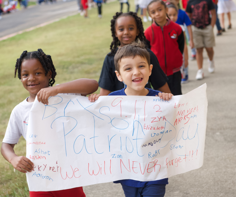 2024 freedom walk at Cedar Valley Elementary
