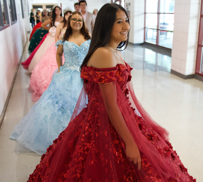 Hallway parade celebrates tradition
