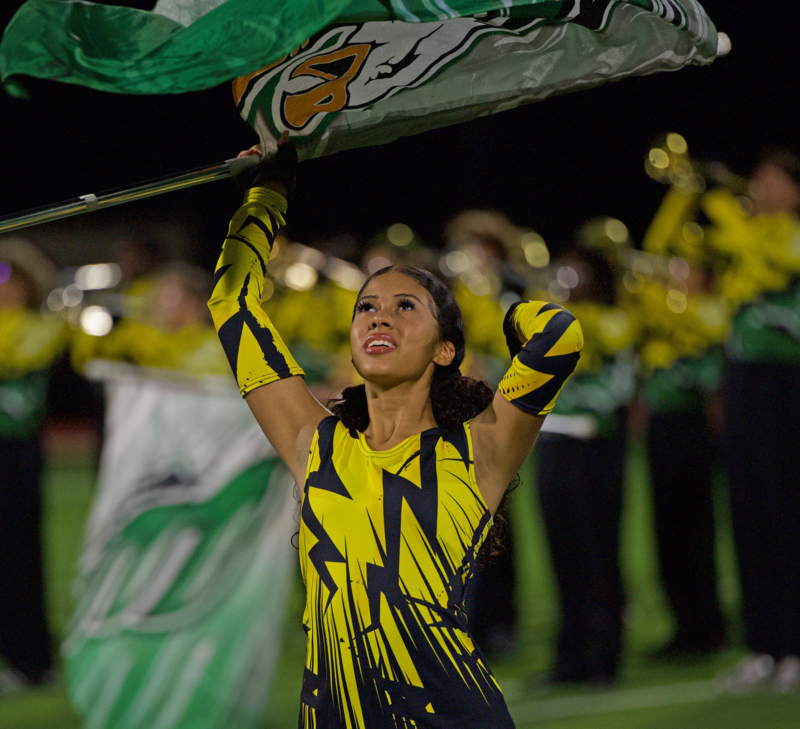 Ellison HS Excalibur color guard