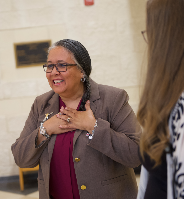 KISD STEM Advisor Luz Rubianes surprised with honor