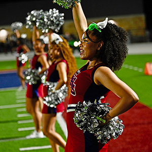 CHS cheerleaders pregame