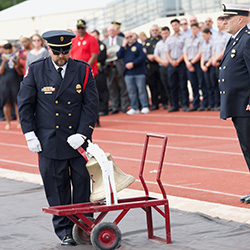 KISD Freedom Walk bell tolls