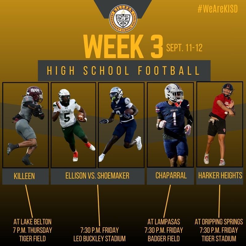 Week 3 football graphic