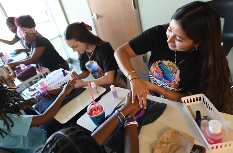 Career Center manicures